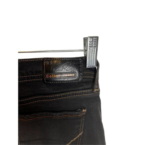 Collins jeans Y2K dark was low rise flair sz 28 - Picture 7 of 7